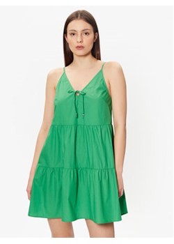 Tommy Jeans Sukienka letnia DW0DW15184 Zielony Relaxed Fit ze sklepu MODIVO w kategorii Sukienki - zdjęcie 168632691