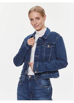 Tommy Jeans Kurtka jeansowa Izzie DW0DW17211 Granatowy Slim Fit ze sklepu MODIVO w kategorii Kurtki damskie - zdjęcie 168633090