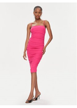 Pinko Sukienka koktajlowa Forza 101960 A17I Różowy Slim Fit ze sklepu MODIVO w kategorii Sukienki - zdjęcie 168633244