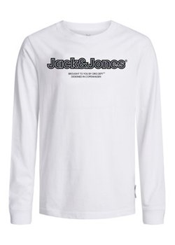 Jack&Jones Junior Bluzka 12247606 Biały Standard Fit ze sklepu MODIVO w kategorii T-shirty chłopięce - zdjęcie 168634563