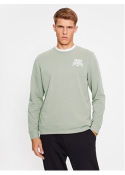 Under Armour Bluza Ua Rival Terry Graphic Crew 1379764 Zielony Loose Fit ze sklepu MODIVO w kategorii Bluzy męskie - zdjęcie 168634842