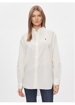 Polo Ralph Lauren Koszula 211916277012 Écru Regular Fit ze sklepu MODIVO w kategorii Koszule damskie - zdjęcie 168635070