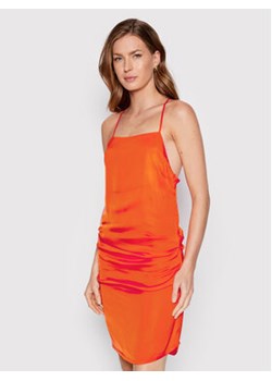 Herskind Sukienka koktajlowa Orly 4417370 Pomarańczowy Regular Fit ze sklepu MODIVO w kategorii Sukienki - zdjęcie 168635943
