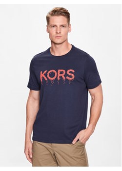 Michael Kors T-Shirt CS351IGFV4 Granatowy Regular Fit ze sklepu MODIVO w kategorii T-shirty męskie - zdjęcie 168636142