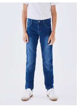 NAME IT Jeansy 13209038 Niebieski Slim Fit ze sklepu MODIVO w kategorii Spodnie dziewczęce - zdjęcie 168636331