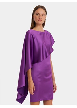 Lauren Ralph Lauren Sukienka koktajlowa 253925915001 Fioletowy Regular Fit ze sklepu MODIVO w kategorii Sukienki - zdjęcie 168636934