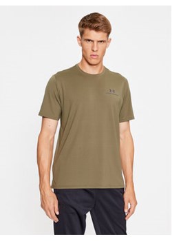 Under Armour T-Shirt Ua Rush Energy Ss 1366138 Khaki Loose Fit ze sklepu MODIVO w kategorii T-shirty męskie - zdjęcie 168637020