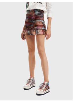 Desigual Spódnica mini Bora 22WWFK03 Kolorowy Slim Fit ze sklepu MODIVO w kategorii Spódnice - zdjęcie 168637073
