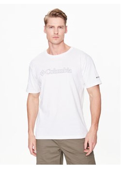 Columbia T-Shirt Pacific Crossing II 2036472 Biały Regular Fit ze sklepu MODIVO w kategorii T-shirty męskie - zdjęcie 168637410