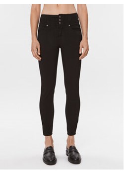 Fransa Spodnie materiałowe 20608336 Czarny Slim Fit ze sklepu MODIVO w kategorii Spodnie damskie - zdjęcie 168637633