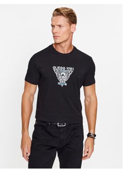 Guess T-Shirt M3BI30 J1314 Czarny Regular Fit ze sklepu MODIVO w kategorii T-shirty męskie - zdjęcie 168637842