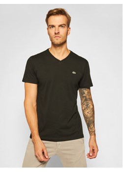 Lacoste T-Shirt TH2036 Czarny Regular Fit ze sklepu MODIVO w kategorii T-shirty męskie - zdjęcie 168637941