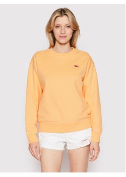 Levi's® Bluza Standard Fleece 24688-0053 Pomarańczowy Regular Fit ze sklepu MODIVO w kategorii Bluzy damskie - zdjęcie 168638203