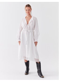 Zadig&Voltaire Sukienka codzienna Rada WWDR01201 Biały Regular Fit ze sklepu MODIVO w kategorii Sukienki - zdjęcie 168638583