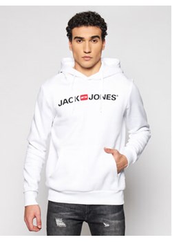 Jack&Jones Bluza Corp Old Logo 12137054 Biały Regular Fit ze sklepu MODIVO w kategorii Bluzy męskie - zdjęcie 168638611