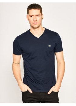 Lacoste T-Shirt TH6710 Granatowy Regular Fit ze sklepu MODIVO w kategorii T-shirty męskie - zdjęcie 168638642