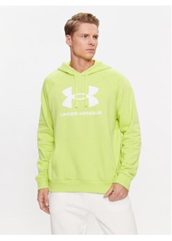 Under Armour Bluza Ua Rival Fleece Logo Hd 1379758 Żółty Loose Fit ze sklepu MODIVO w kategorii Bluzy męskie - zdjęcie 168638650