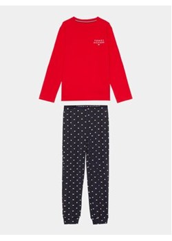 Tommy Hilfiger Piżama UB0UB00503 Czerwony Regular Fit ze sklepu MODIVO w kategorii Piżamy dziecięce - zdjęcie 168638772