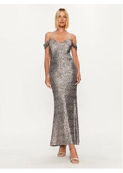 Rinascimento Sukienka wieczorowa CFC0115186003 Srebrny Regular Fit ze sklepu MODIVO w kategorii Sukienki - zdjęcie 168639193