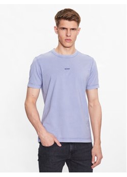 Boss T-Shirt 50477433 Fioletowy Regular Fit ze sklepu MODIVO w kategorii T-shirty męskie - zdjęcie 168639273
