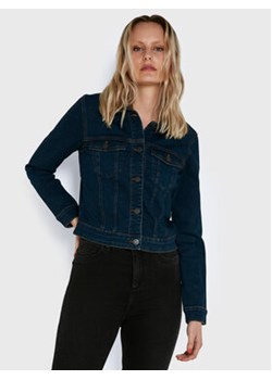 Noisy May Kurtka jeansowa Debra 27001163 Granatowy Slim Fit ze sklepu MODIVO w kategorii Kurtki damskie - zdjęcie 168639922