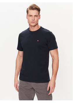 Napapijri T-Shirt Salis NP0A4H8D Granatowy Regular Fit ze sklepu MODIVO w kategorii T-shirty męskie - zdjęcie 168640082