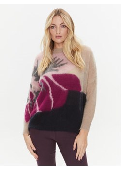Marella Sweter Gineceo 2333662137200 Beżowy Regular Fit ze sklepu MODIVO w kategorii Swetry damskie - zdjęcie 168640891