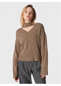 Edited Sweter Wanja EDT6380002000003 Beżowy Regular Fit ze sklepu MODIVO w kategorii Swetry damskie - zdjęcie 168641201