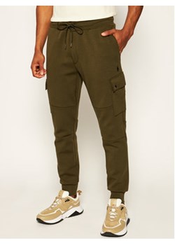 Polo Ralph Lauren Spodnie dresowe Classics 710730495006 Zielony Regular Fit ze sklepu MODIVO w kategorii Spodnie męskie - zdjęcie 168641380