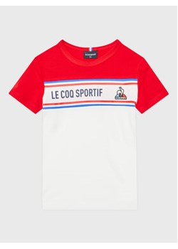 Le Coq Sportif T-Shirt 2310043 Biały Regular Fit ze sklepu MODIVO w kategorii T-shirty chłopięce - zdjęcie 168641631