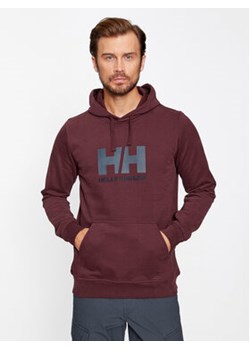 Helly Hansen Bluza Logo 33977 Bordowy Regular Fit ze sklepu MODIVO w kategorii Bluzy męskie - zdjęcie 168641862