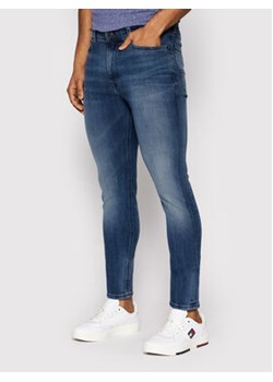 Tommy Jeans Jeansy Simon DM0DM09563 Granatowy Skinny Fit ze sklepu MODIVO w kategorii Jeansy męskie - zdjęcie 168641912