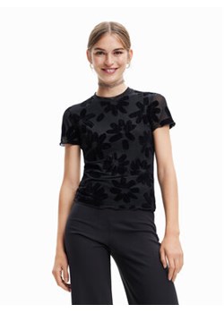 Desigual T-Shirt Siena 23SWTK85 Czarny Slim Fit ze sklepu MODIVO w kategorii Bluzki damskie - zdjęcie 168642313
