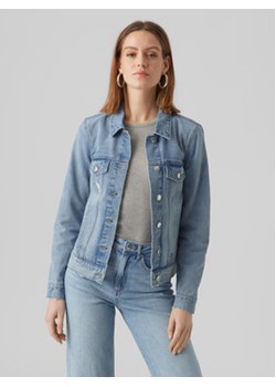 Vero Moda Kurtka jeansowa Zorica 10279789 Niebieski Regular Fit ze sklepu MODIVO w kategorii Kurtki damskie - zdjęcie 168642340