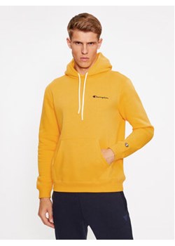 Champion Bluza Hooded Sweatshirt 219208 Żółty Comfort Fit ze sklepu MODIVO w kategorii Bluzy męskie - zdjęcie 168642521