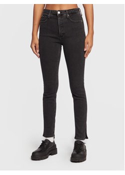 Calvin Klein Jeans Jeansy J20J220210 Czarny Skinny Fit ze sklepu MODIVO w kategorii Jeansy damskie - zdjęcie 168642890