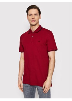 Selected Homme Polo Aze 16082841 Czerwony Regular Fit ze sklepu MODIVO w kategorii T-shirty męskie - zdjęcie 168643083