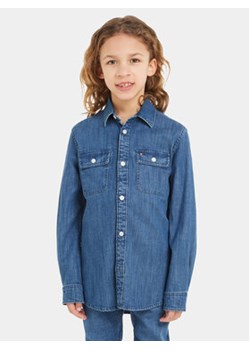 Tommy Hilfiger Koszula jeansowa Essential KB0KB08519 Granatowy Regular Fit ze sklepu MODIVO w kategorii Koszule chłopięce - zdjęcie 168643193