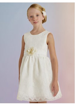 Abel & Lula Sukienka elegancka 5022 Biały Regular Fit ze sklepu MODIVO w kategorii Sukienki dziewczęce - zdjęcie 168643323