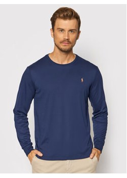 Polo Ralph Lauren Longsleeve 710760121 Granatowy Slim Fit ze sklepu MODIVO w kategorii T-shirty męskie - zdjęcie 168643924