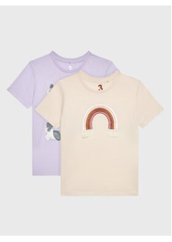 Cotton On Kids Komplet 2 t-shirtów 762505 Kolorowy Regular Fit ze sklepu MODIVO w kategorii Bluzki dziewczęce - zdjęcie 168643981