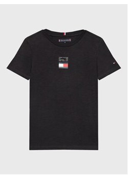 Tommy Hilfiger T-Shirt Flag KB0KB08033 D Czarny Regular Fit ze sklepu MODIVO w kategorii T-shirty chłopięce - zdjęcie 168644302