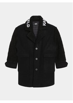Karl Lagerfeld Kids Płaszcz Z16169 D Czarny Regular Fit ze sklepu MODIVO w kategorii Płaszcze dziewczęce - zdjęcie 168644934