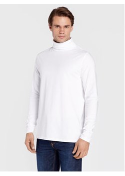 Lindbergh Longsleeve 30-400126 Biały Slim Fit ze sklepu MODIVO w kategorii T-shirty męskie - zdjęcie 168645031