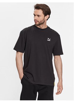 Puma T-Shirt STAPLE 539824 Czarny Relaxed Fit ze sklepu MODIVO w kategorii T-shirty męskie - zdjęcie 168645174