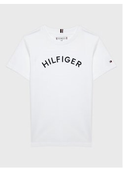 Tommy Hilfiger T-Shirt Arched KS0KS00401 D Biały Regular Fit ze sklepu MODIVO w kategorii T-shirty chłopięce - zdjęcie 168645514