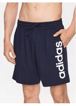 adidas Szorty sportowe AEROREADY Essentials Single Jersey Linear Logo Shorts IC0064 Niebieski Regular Fit ze sklepu MODIVO w kategorii Spodenki męskie - zdjęcie 168645694