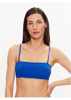 Calvin Klein Swimwear Góra od bikini KW0KW02042 Niebieski ze sklepu MODIVO w kategorii Stroje kąpielowe - zdjęcie 168646023