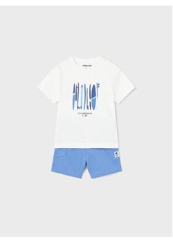Mayoral Komplet t-shirt i spodenki 1646 Kolorowy Regular Fit ze sklepu MODIVO w kategorii Komplety niemowlęce - zdjęcie 168646072