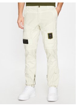 Aeronautica Militare Spodnie materiałowe 232PA1387CT1493 Beżowy Regular Fit ze sklepu MODIVO w kategorii Spodnie męskie - zdjęcie 168646992